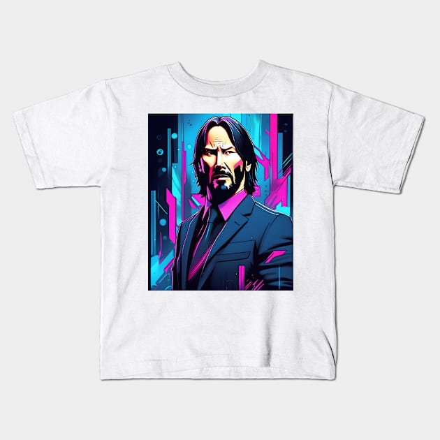 John Wick Kids T-Shirt by Untitled-Shop⭐⭐⭐⭐⭐